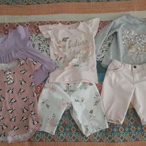 Girls Shorts and Tops Bundle